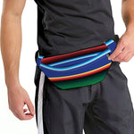 Ethnic Mexican Serape Pattern Print Fanny Pack