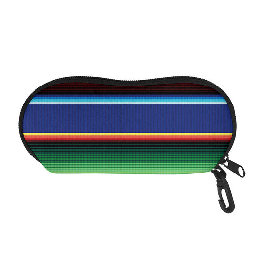 Ethnic Mexican Serape Pattern Print Glasses Case