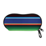 Ethnic Mexican Serape Pattern Print Glasses Case