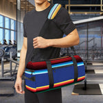 Ethnic Mexican Serape Pattern Print Gym Bag