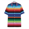 Ethnic Mexican Serape Pattern Print Hawaiian Shirt