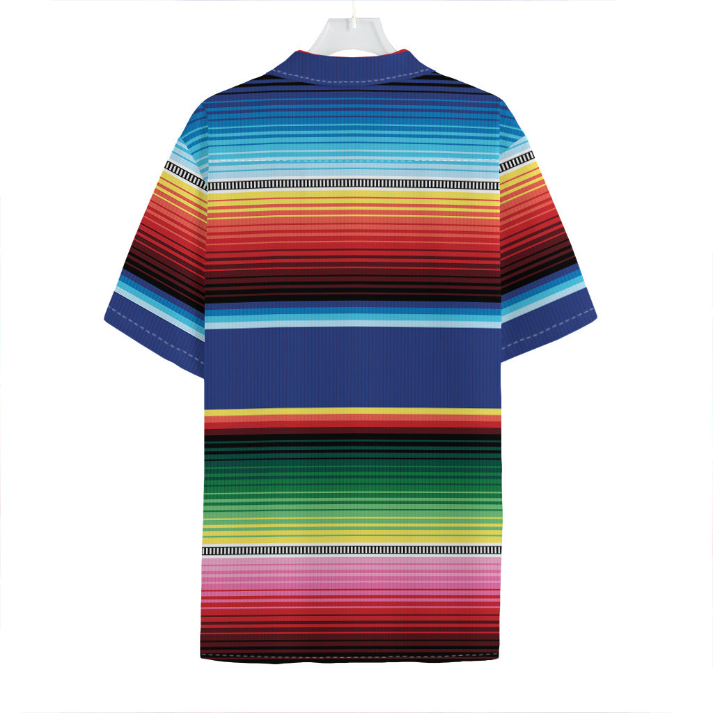 Ethnic Mexican Serape Pattern Print Hawaiian Shirt