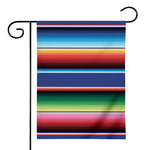 Ethnic Mexican Serape Pattern Print House Flag