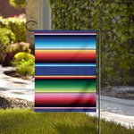 Ethnic Mexican Serape Pattern Print House Flag