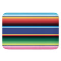 Ethnic Mexican Serape Pattern Print Indoor Door Mat