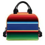 Ethnic Mexican Serape Pattern Print Insulated Lunch Bag