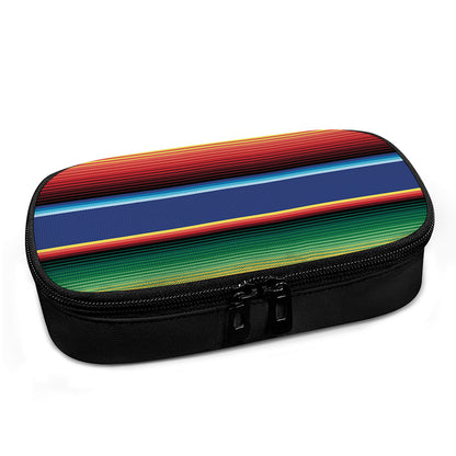 Ethnic Mexican Serape Pattern Print Insulin Cooler Travel Case