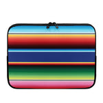 Ethnic Mexican Serape Pattern Print Laptop Sleeve