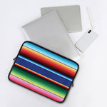 Ethnic Mexican Serape Pattern Print Laptop Sleeve