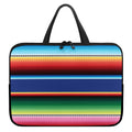 Ethnic Mexican Serape Pattern Print Laptop Sleeve With Handle