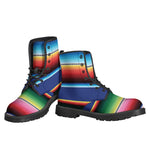 Ethnic Mexican Serape Pattern Print Backpack