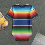 Ethnic Mexican Serape Pattern Print Men's Bodysuit