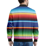 Ethnic Mexican Serape Pattern Print Men's Bomber Jacket