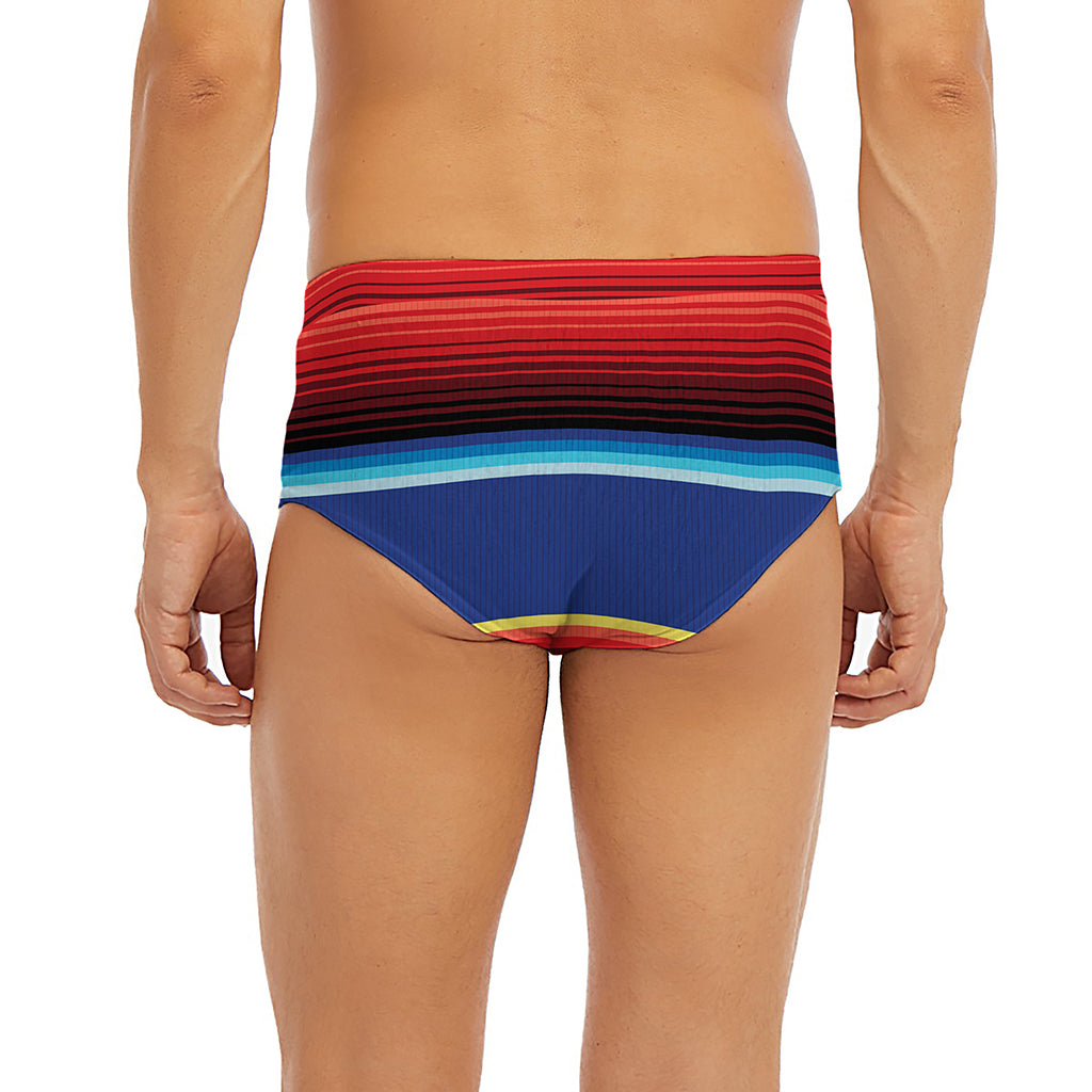 Ethnic Mexican Serape Pattern Print Men's Briefs