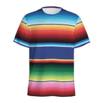 Ethnic Mexican Serape Pattern Print Men's Sports T-Shirt