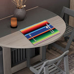 Ethnic Mexican Serape Pattern Print Placemat