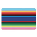 Ethnic Mexican Serape Pattern Print Polyester Doormat