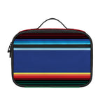 Ethnic Mexican Serape Pattern Print Portable Lunch Bag