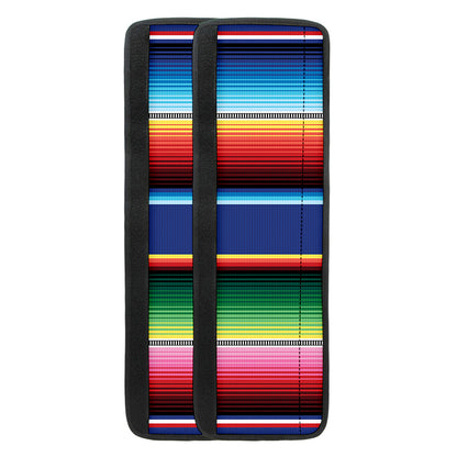 Ethnic Mexican Serape Pattern Print Refrigerator Handle Covers