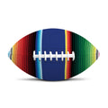 Ethnic Mexican Serape Pattern Print Rugby Ball