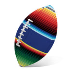 Ethnic Mexican Serape Pattern Print Rugby Ball