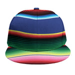 Ethnic Mexican Serape Pattern Print Snapback Cap