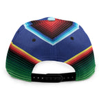 Ethnic Mexican Serape Pattern Print Snapback Cap