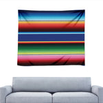 Ethnic Mexican Serape Pattern Print Tapestry