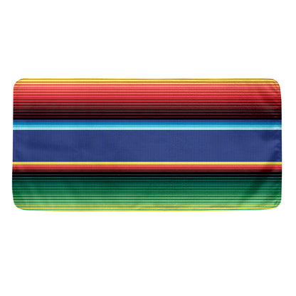 Ethnic Mexican Serape Pattern Print Towel