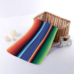 Ethnic Mexican Serape Pattern Print Towel