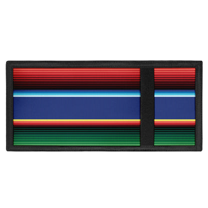 Ethnic Mexican Serape Pattern Print Trifold Wallet