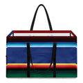 Ethnic Mexican Serape Pattern Print Utility Tote Bag