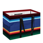 Ethnic Mexican Serape Pattern Print Utility Tote Bag