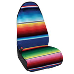 Ethnic Mexican Serape Pattern Print Waterproof Car Seat Cover
