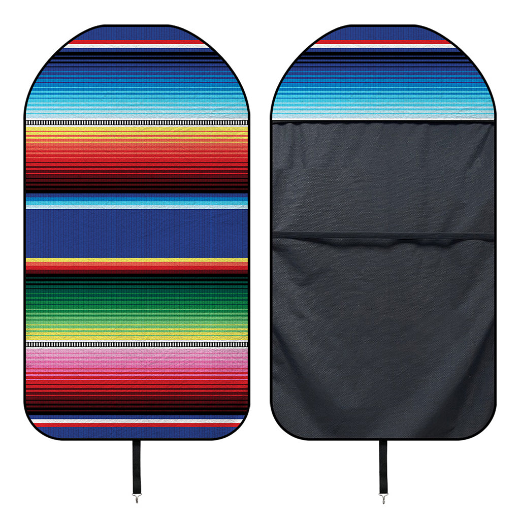 Ethnic Mexican Serape Pattern Print Waterproof Car Seat Cover