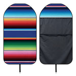 Ethnic Mexican Serape Pattern Print Waterproof Car Seat Cover