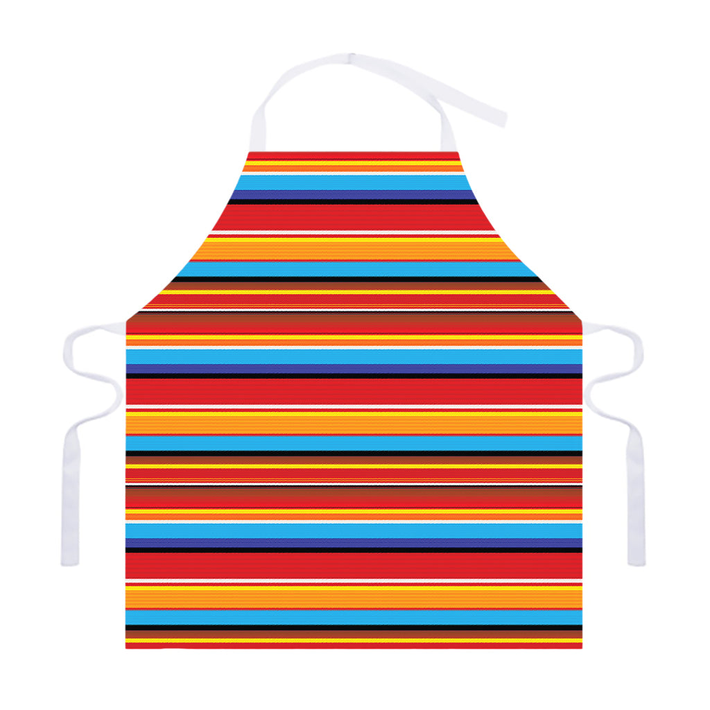 Ethnic Mexican Woven Pattern Print Adjustable Apron