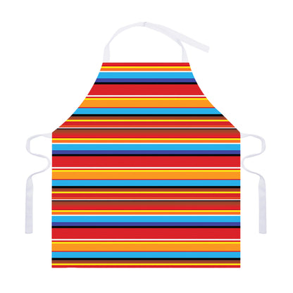 Ethnic Mexican Woven Pattern Print Adjustable Apron