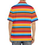 Ethnic Mexican Woven Pattern Print Aloha Shirt