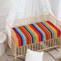 Ethnic Mexican Woven Pattern Print Baby Crib Sheet