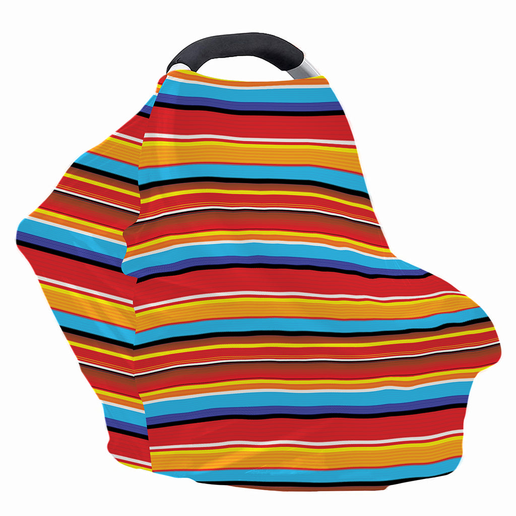 Ethnic Mexican Woven Pattern Print Baby Seat Cover
