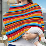 Ethnic Mexican Woven Pattern Print Baby Seat Cover