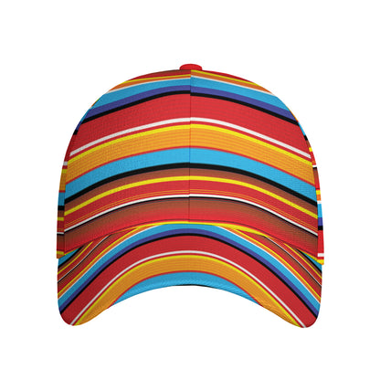 Ethnic Mexican Woven Pattern Print Baseball Cap