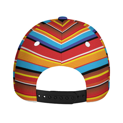 Ethnic Mexican Woven Pattern Print Baseball Cap