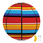 Ethnic Mexican Woven Pattern Print Basketball
