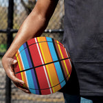 Ethnic Mexican Woven Pattern Print Basketball