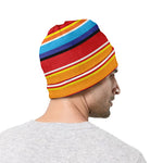 Ethnic Mexican Woven Pattern Print Beanie