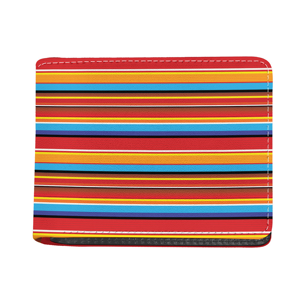Ethnic Mexican Woven Pattern Print Bifold Wallet