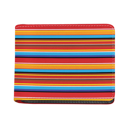Ethnic Mexican Woven Pattern Print Bifold Wallet