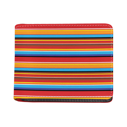 Ethnic Mexican Woven Pattern Print Bifold Wallet
